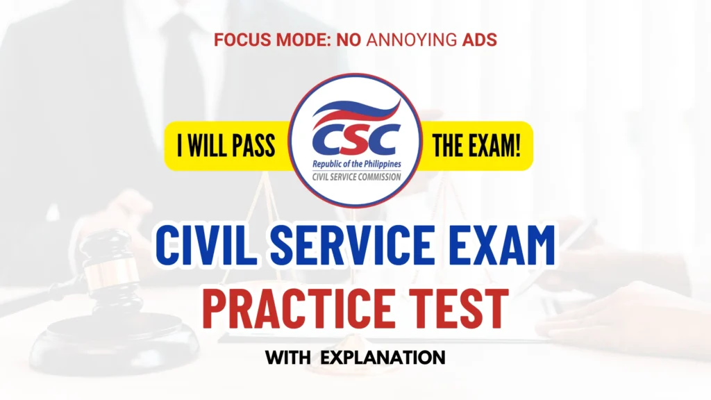 civil service exam practice test